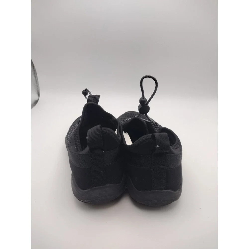 All in Motion Kids Black Mesh Water Shoes Bungee Toggle Slip On Size 2